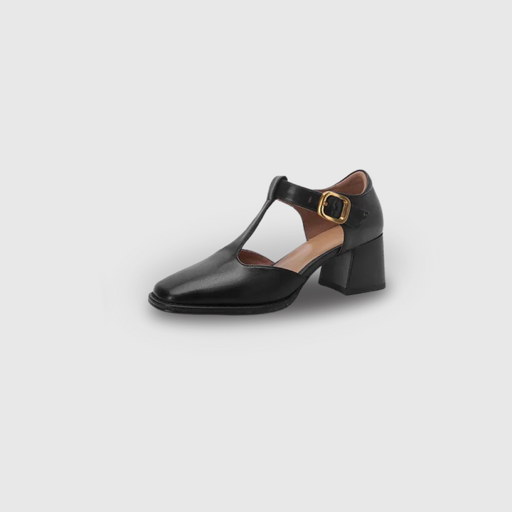 Mid Heel Retro Mary Janes