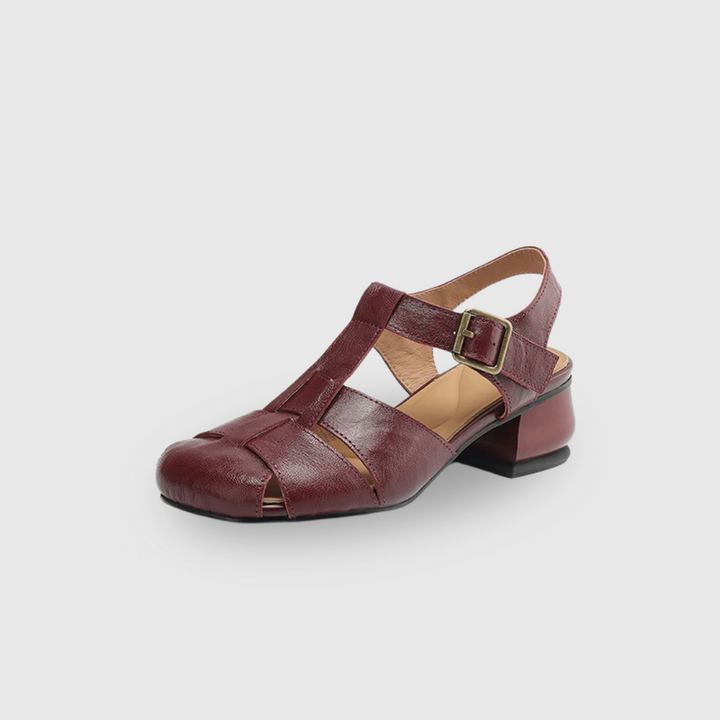 Square Toe Chunky Heel Shoes