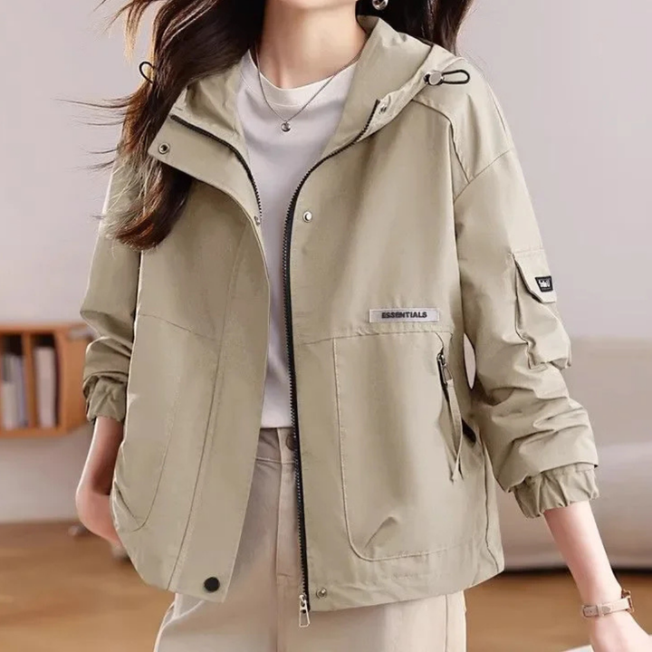 Thin Short Windbreaker Coat