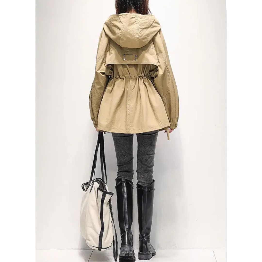 Light Hooded Trench Coat