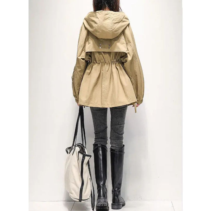 Light Hooded Trench Coat