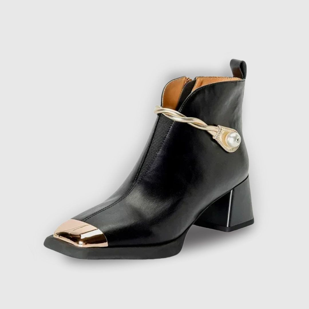 Square Toe Ankle Boots