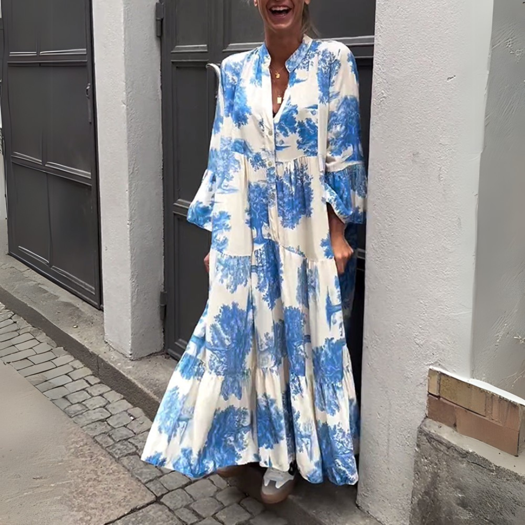 Vintage Printed Dress
