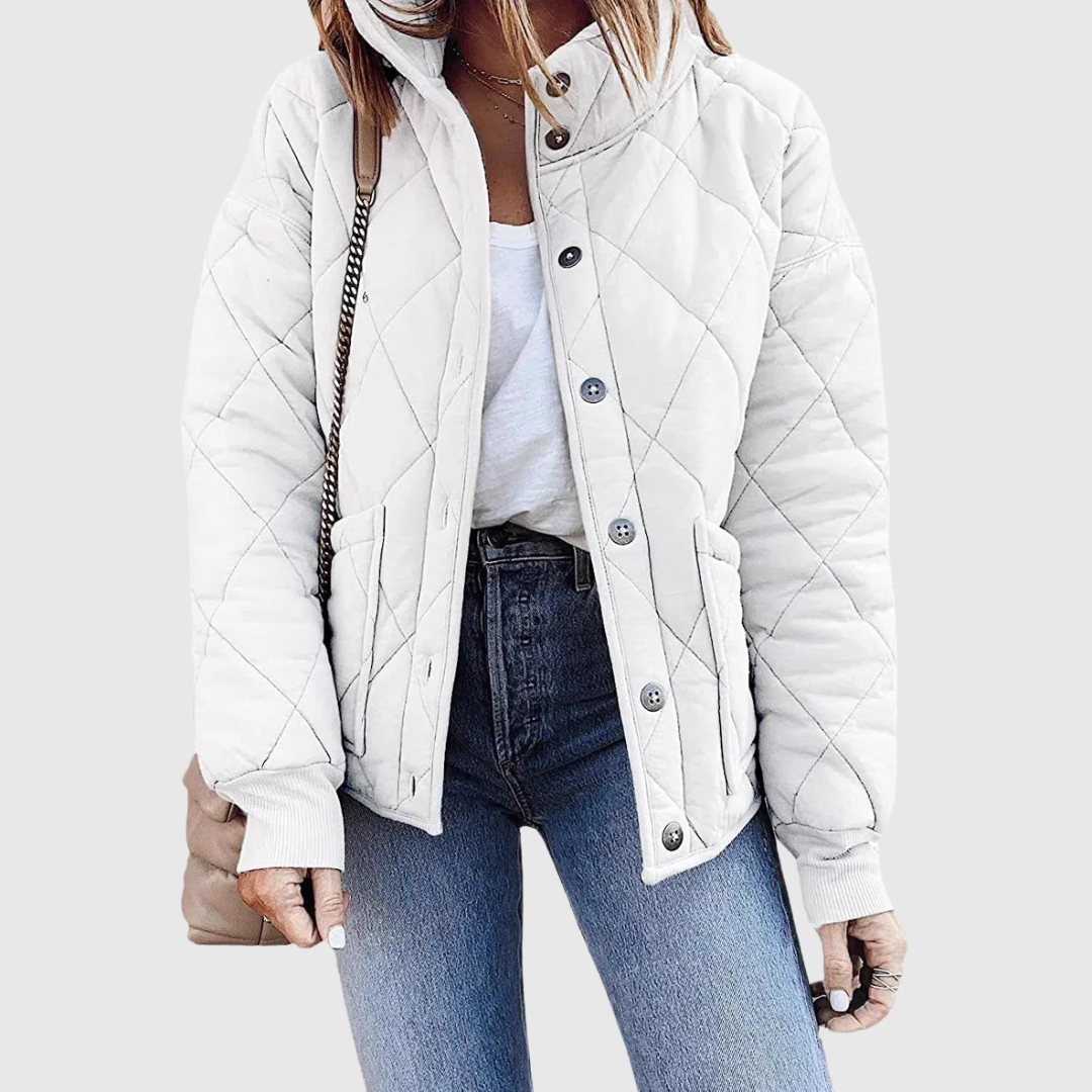 Quilted Button Summer Jacket