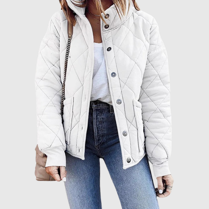 Quilted Button Summer Jacket