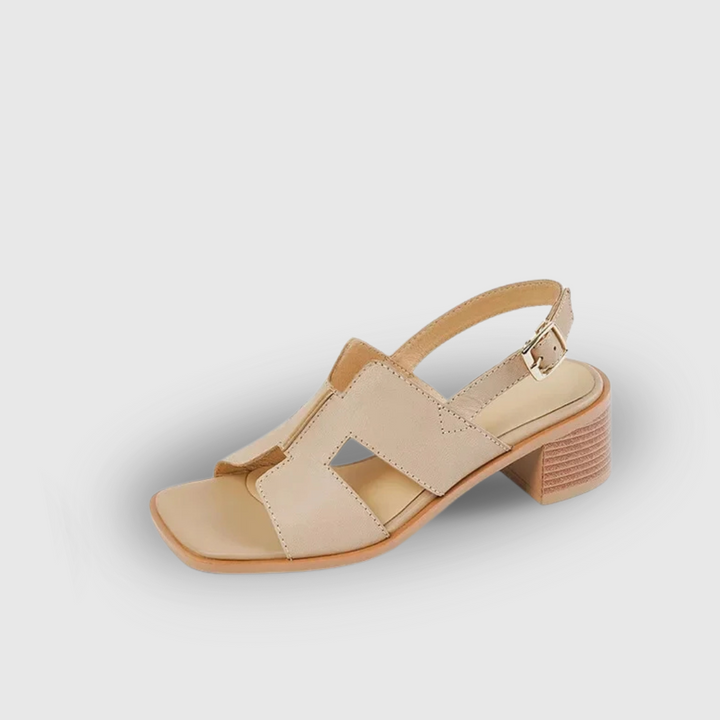Buckle Strap Backless Shoes