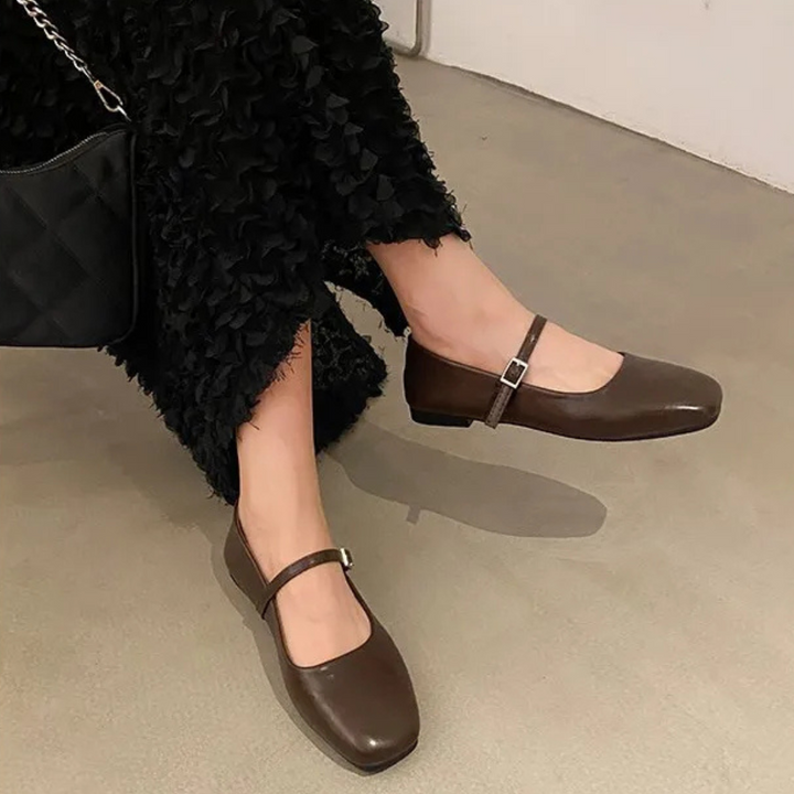 Square Head French Flats