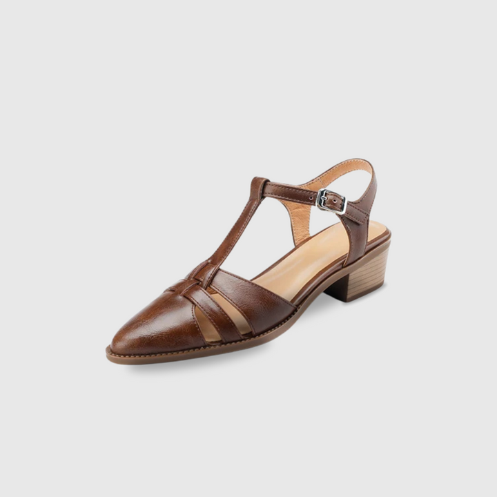 Ankle Strap High Heel Casual Pumps