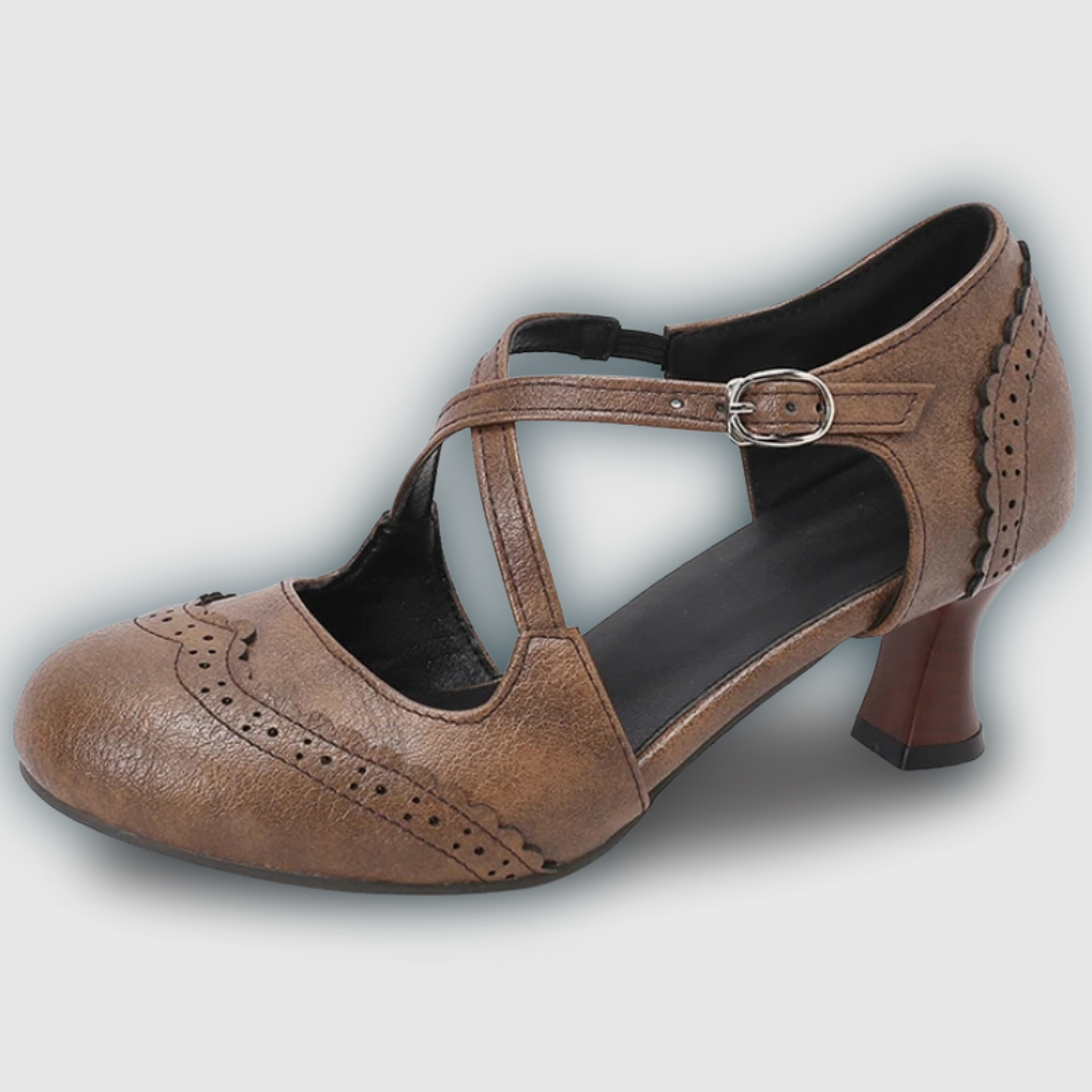 Vintage Low Heels Pumps