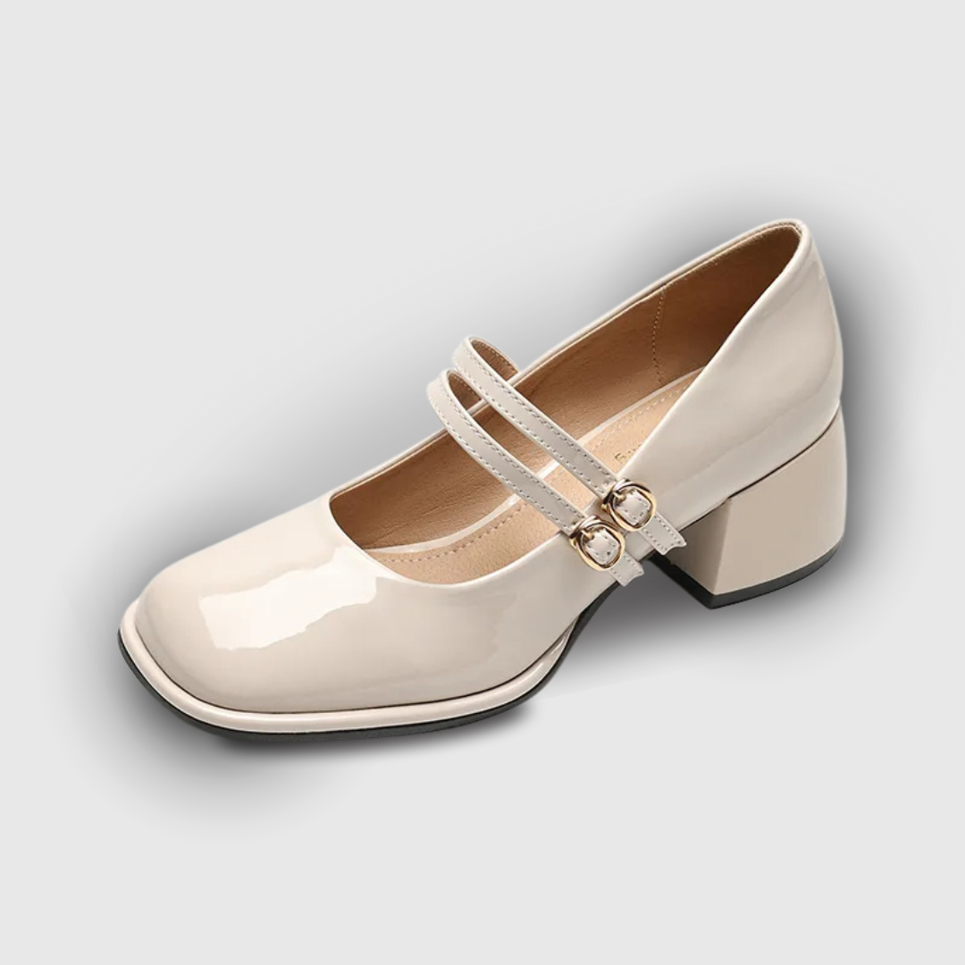 Square Toe Vintage Design Shoes