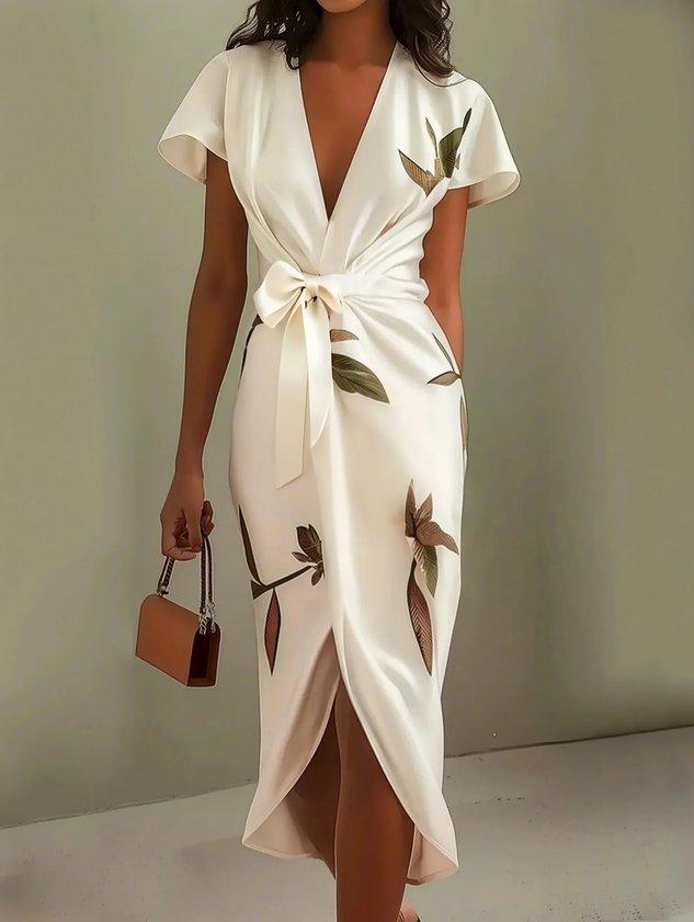 Elegant Light Wrap Dress