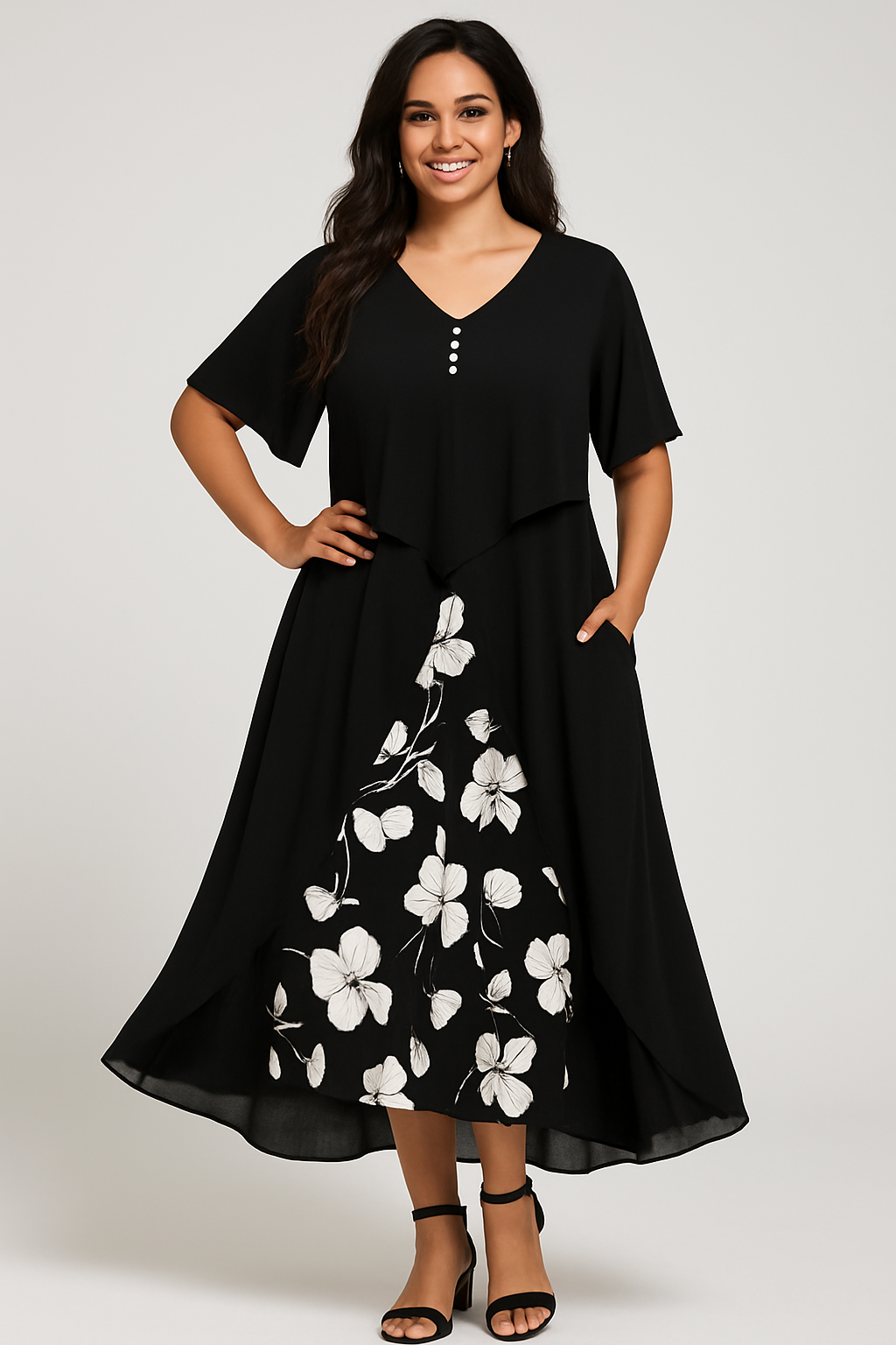 Patchwork Retro Dress