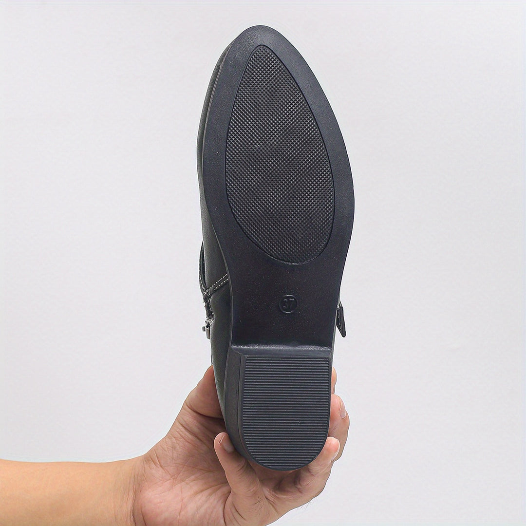 Women's Chunky Heel Ankle Boots