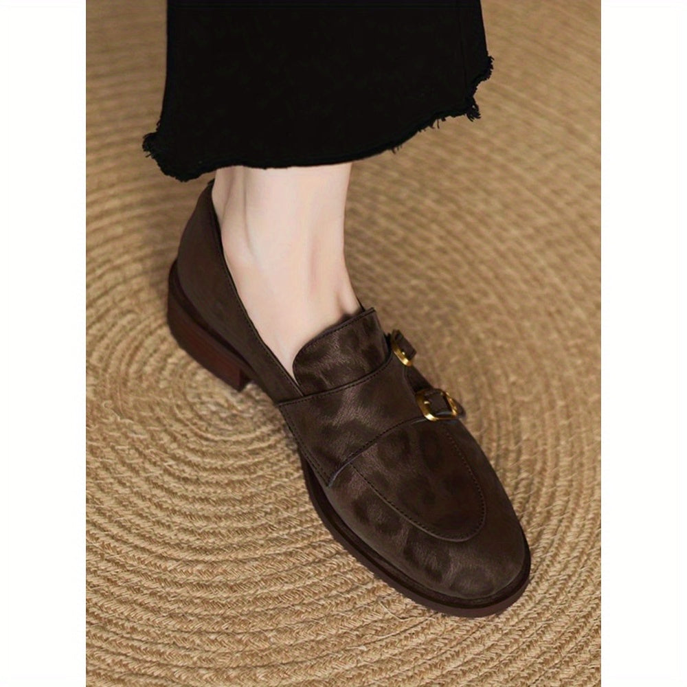 Buckle Penny Loafers