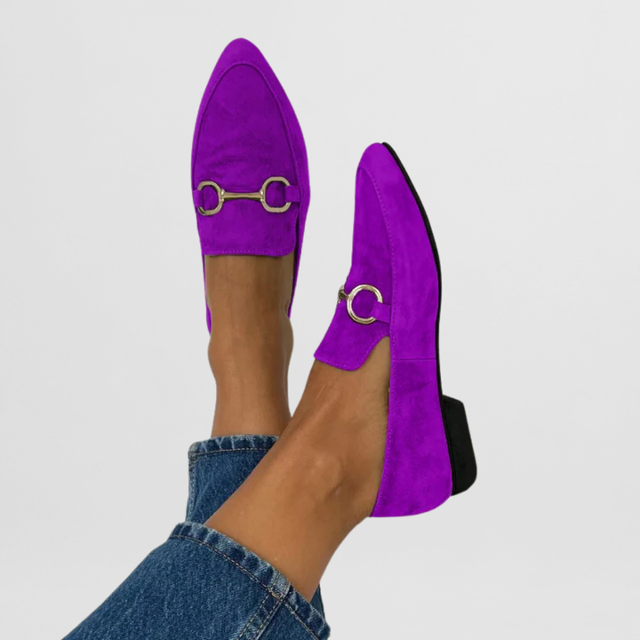 Buckle Coloured Loafers