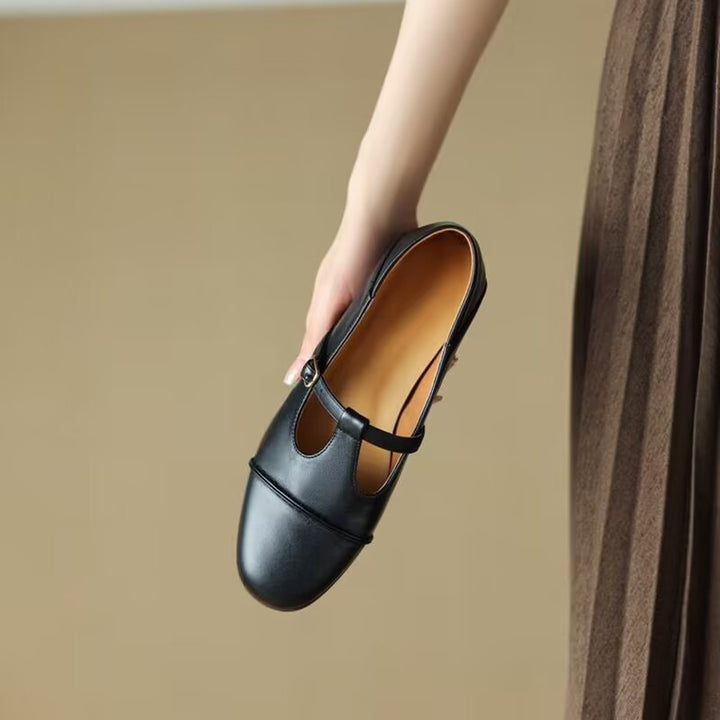 Buckle Flat Shoes