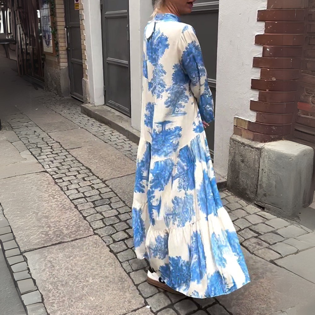 Vintage Printed Dress