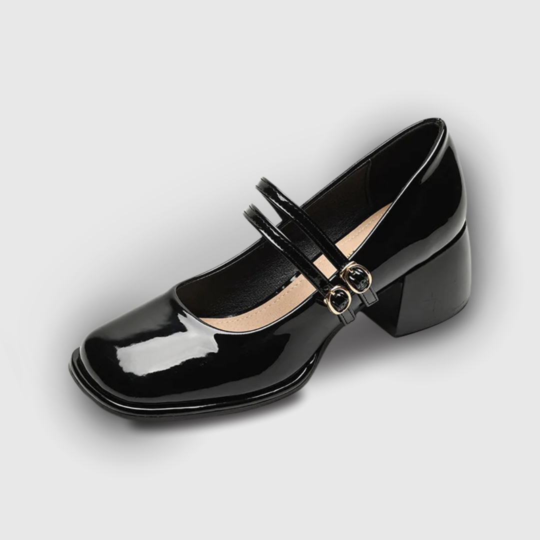 Square Toe Vintage Design Shoes