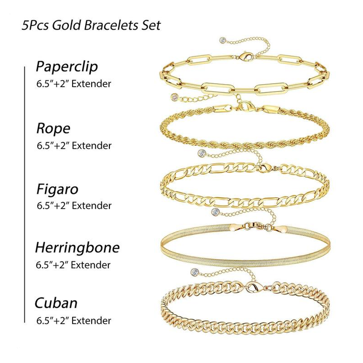 5PC Classic Bracelet Set