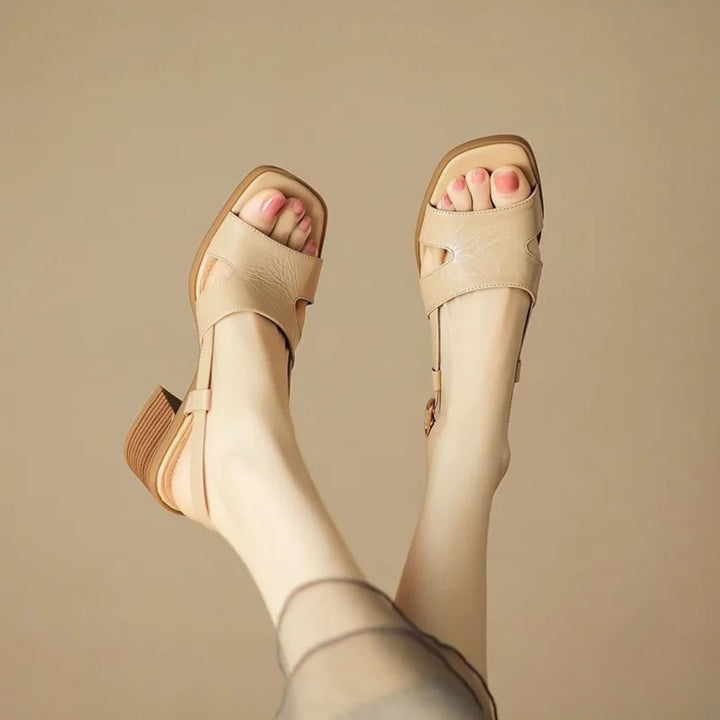 Retro Squared Sandals