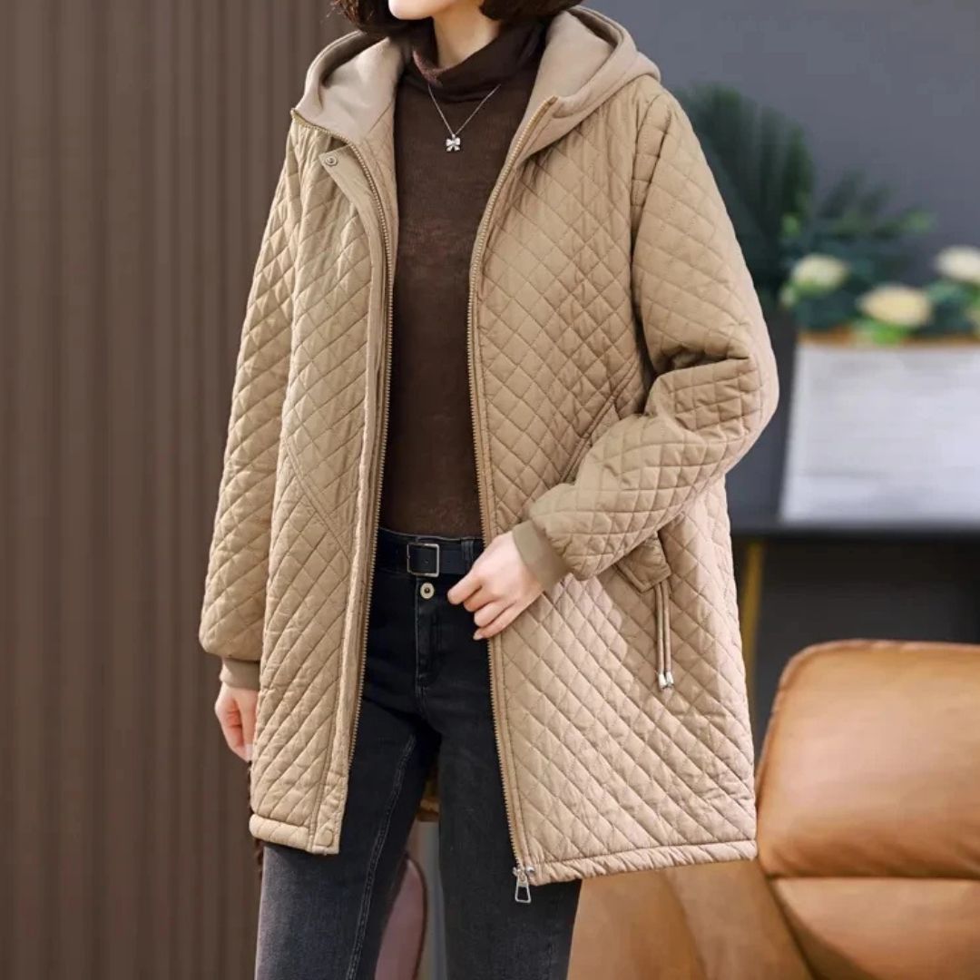 Plus Size Quilted Summer Jacket