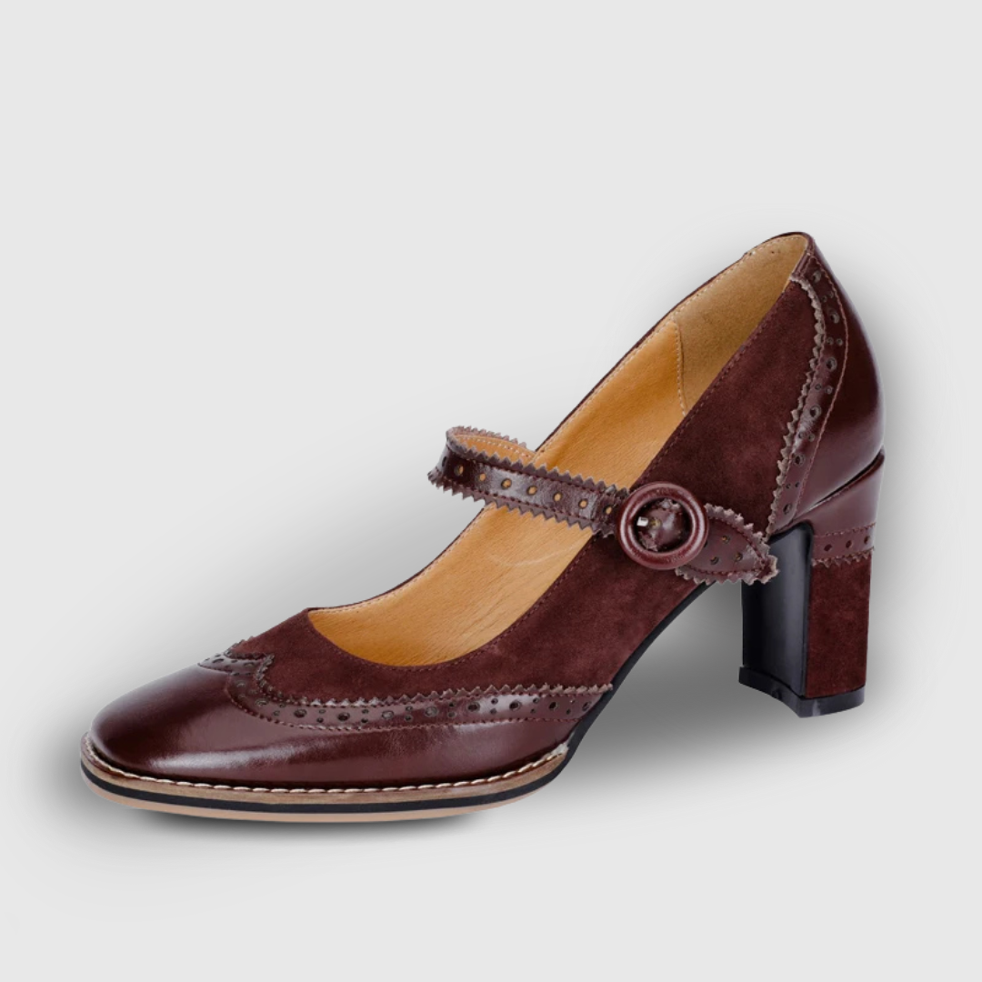 High Heel Brogue Shoes