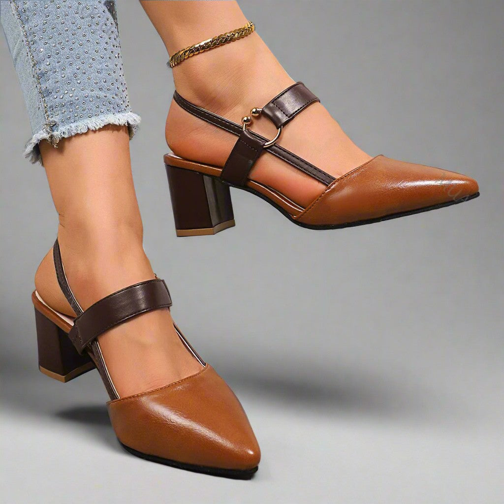 Pointed Block Heels