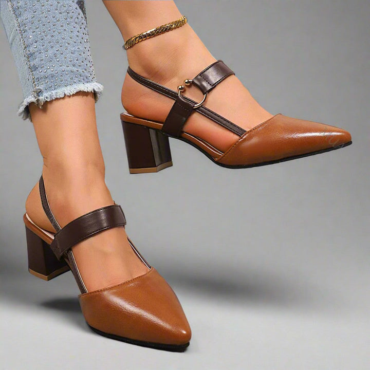 Pointed Block Heels