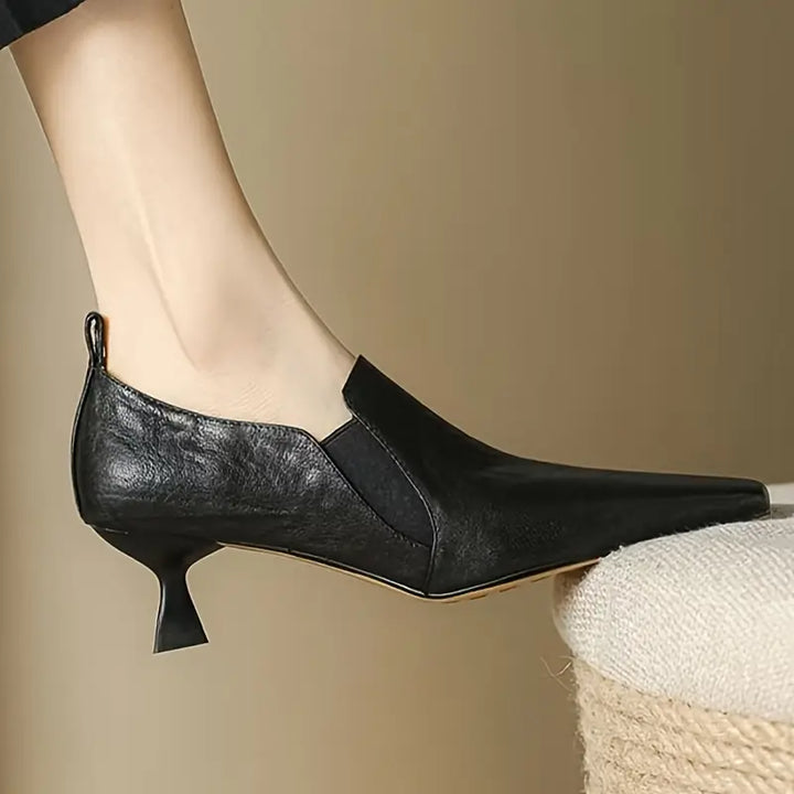 French Retro Low-heeled Shoes
