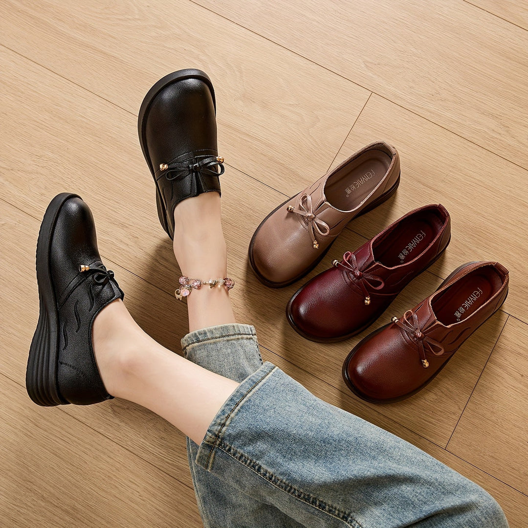 Soft Sole Comfortable Casual Shoes with Bow