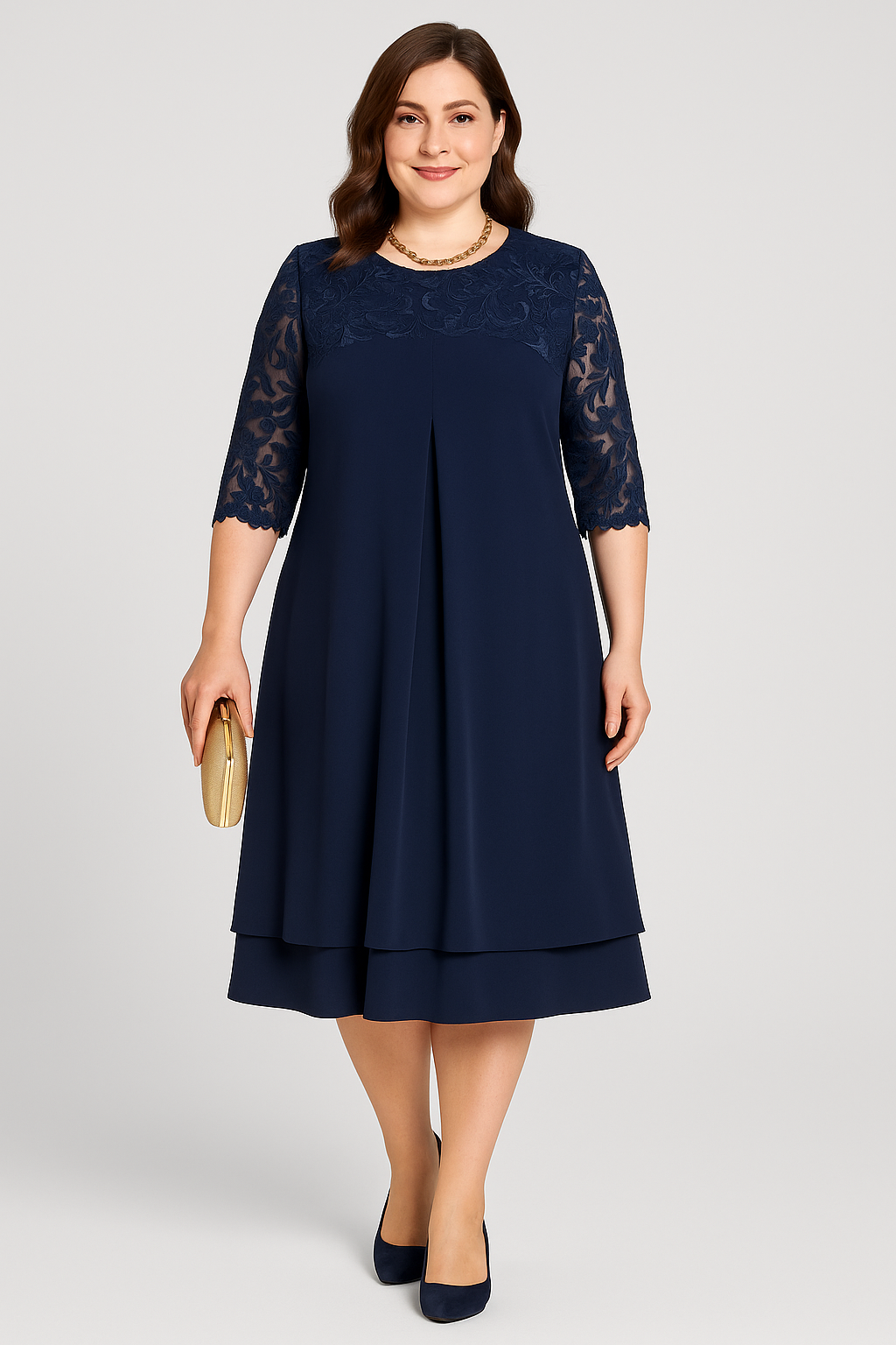 Embroidered Floreal Dress