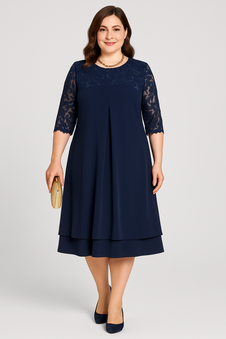 Embroidered Floreal Dress