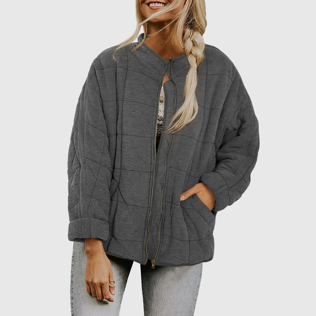 Zip Quilted Jacket
