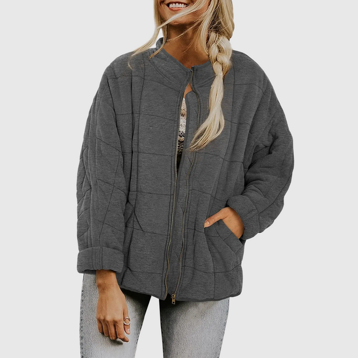 Zip Quilted Jacket