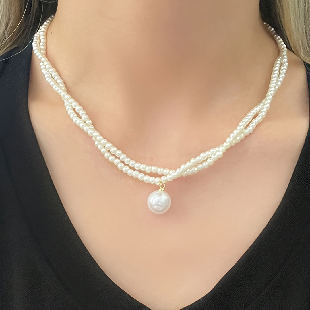 Women's Vintage Double Strand Necklace