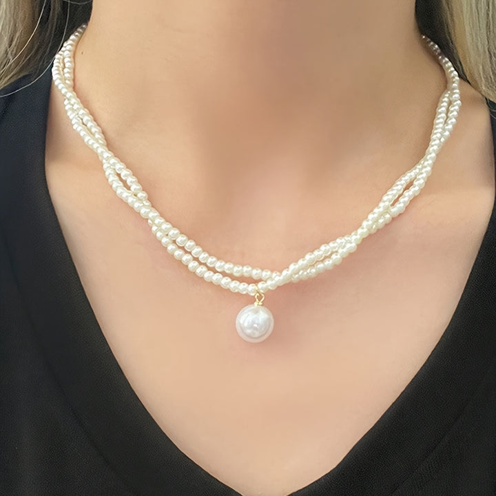 Women's Vintage Double Strand Necklace