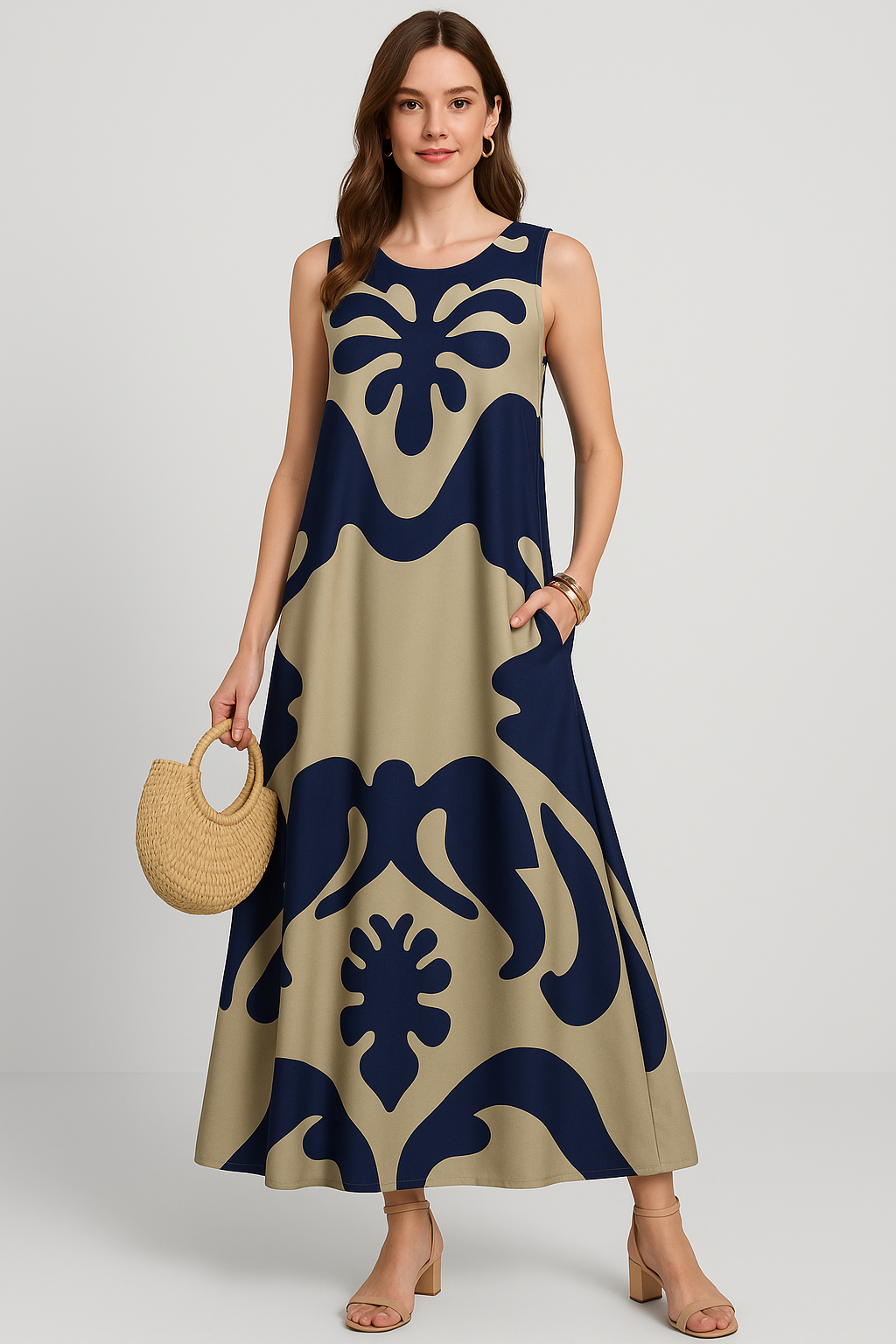 Casual Printed Dress