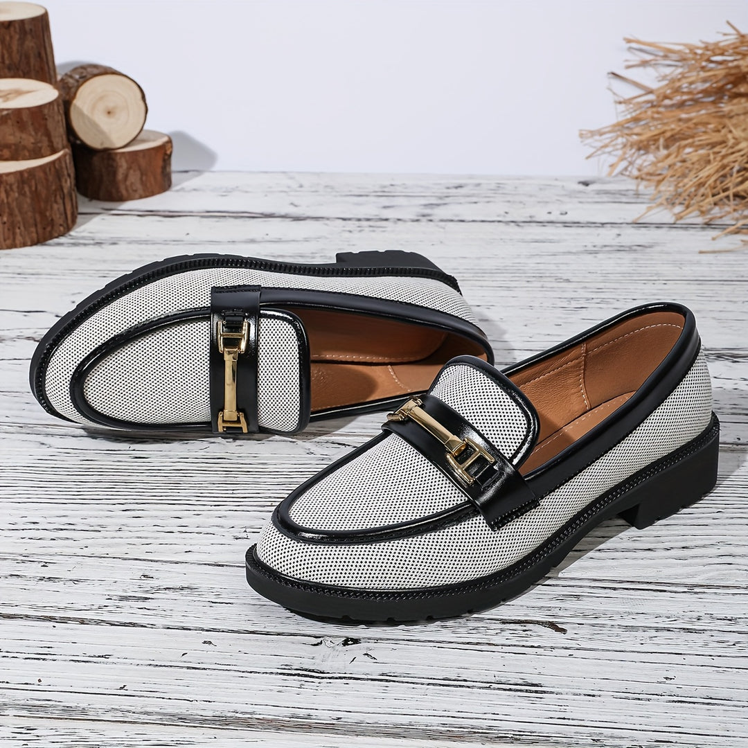British Retro Slip-On Loafers