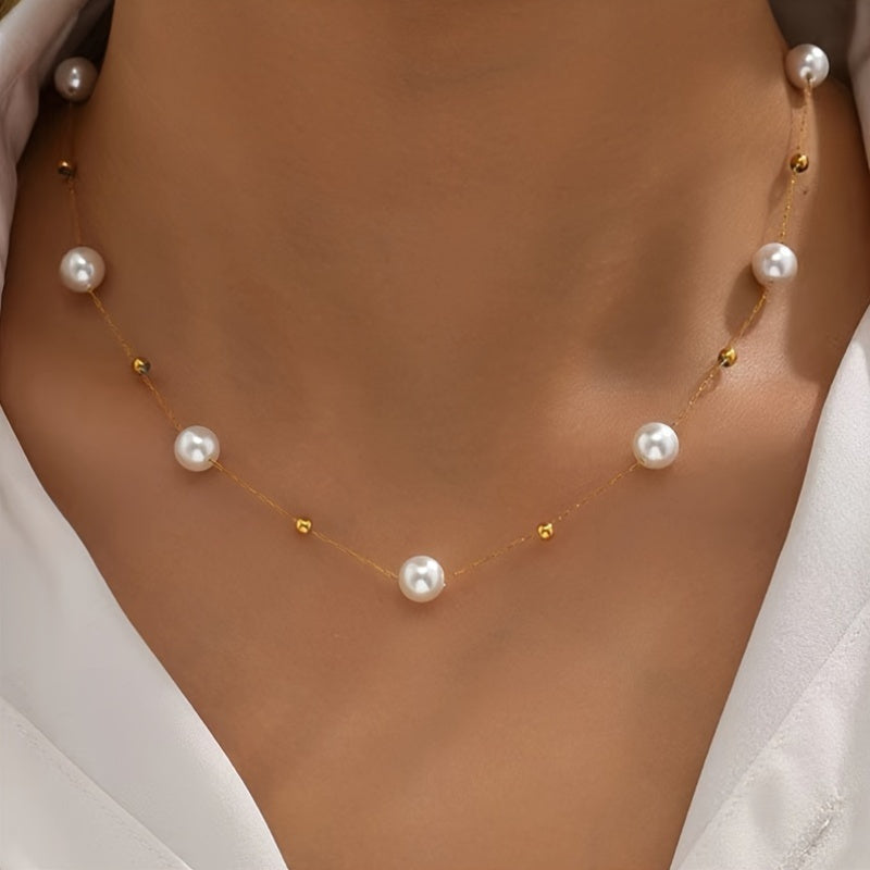 Elegant Baroque Pearl Necklace