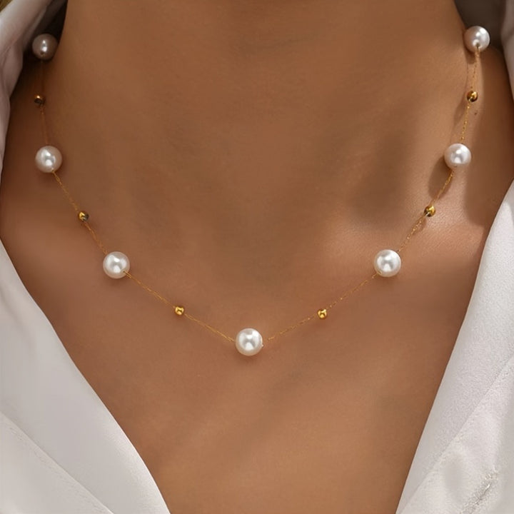 Elegant Baroque Pearl Necklace