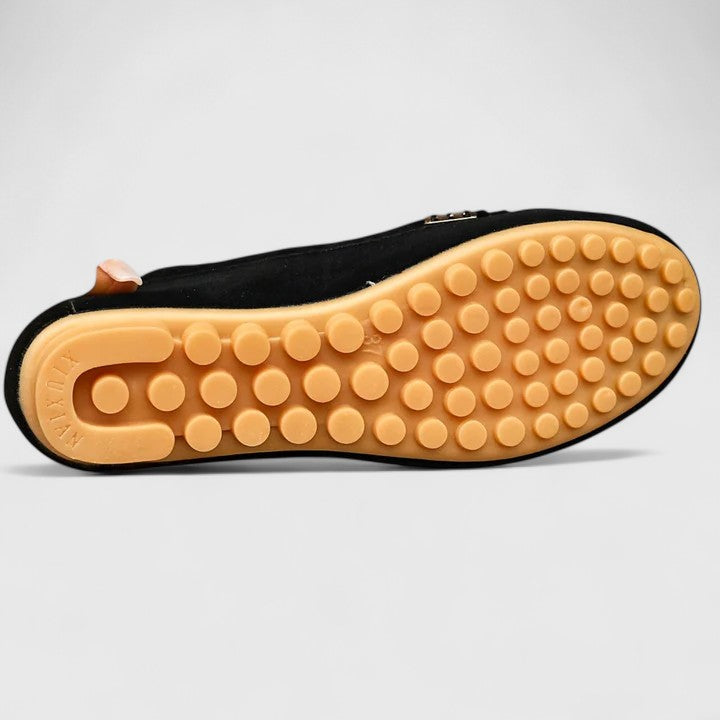 Soft Flat Square Toe Loafers