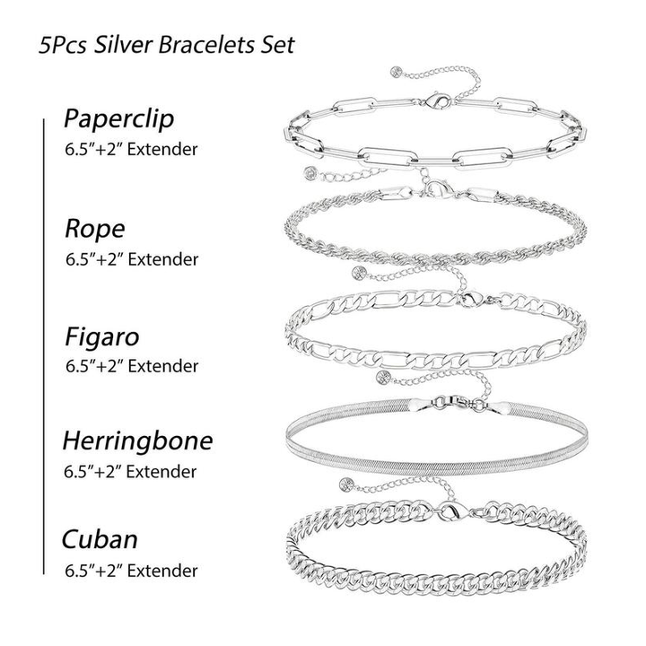 5PC Classic Bracelet Set