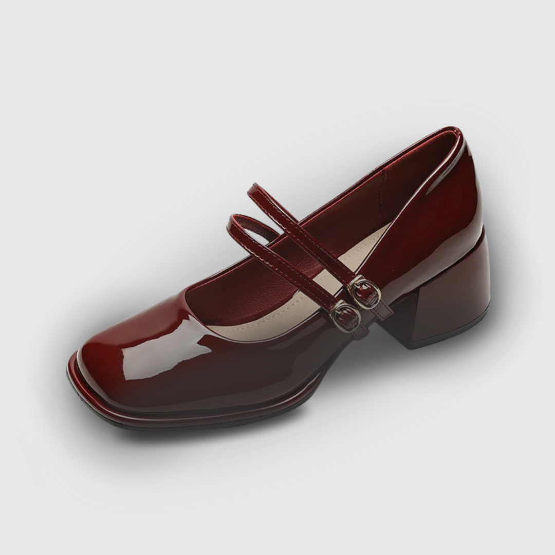 Square Toe Vintage Design Shoes