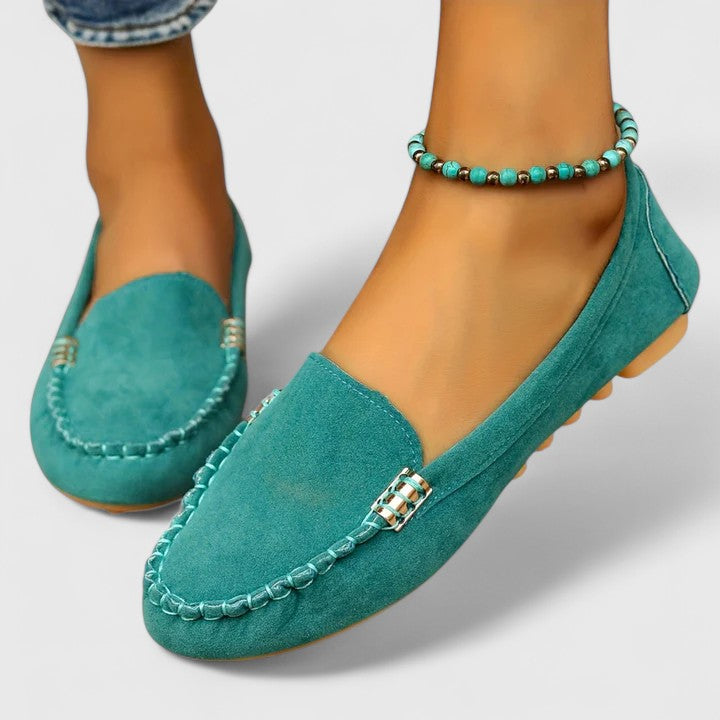 Soft Flat Square Toe Loafers