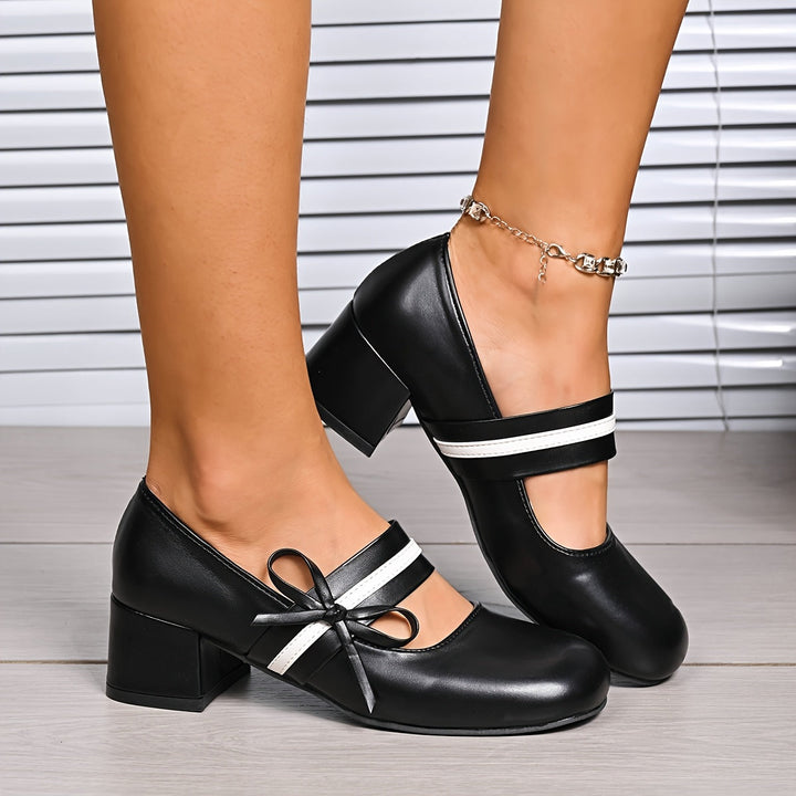 Autumn Preppy Style Mary Jane Pumps