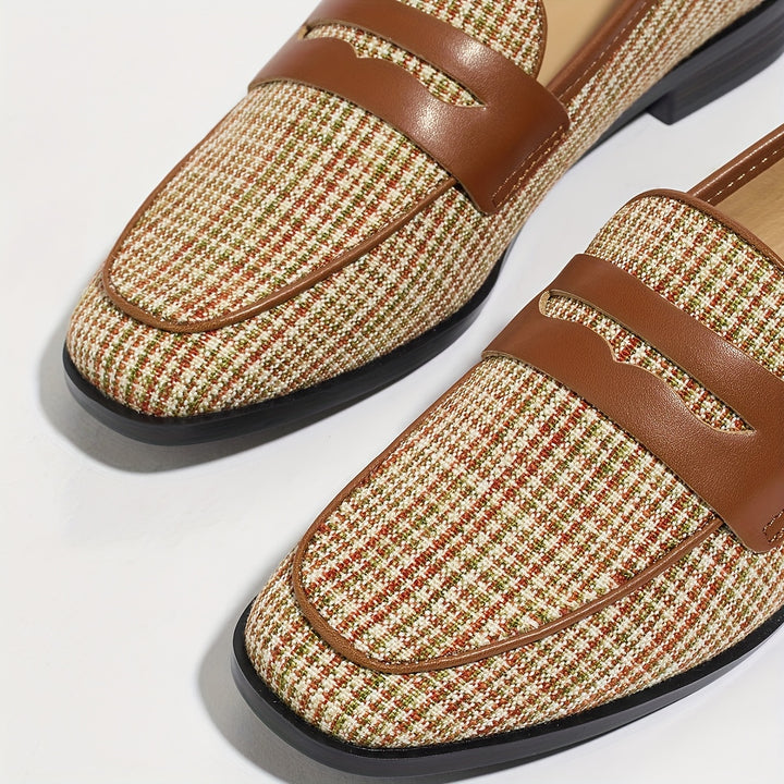 Square Toe Vintage Loafers