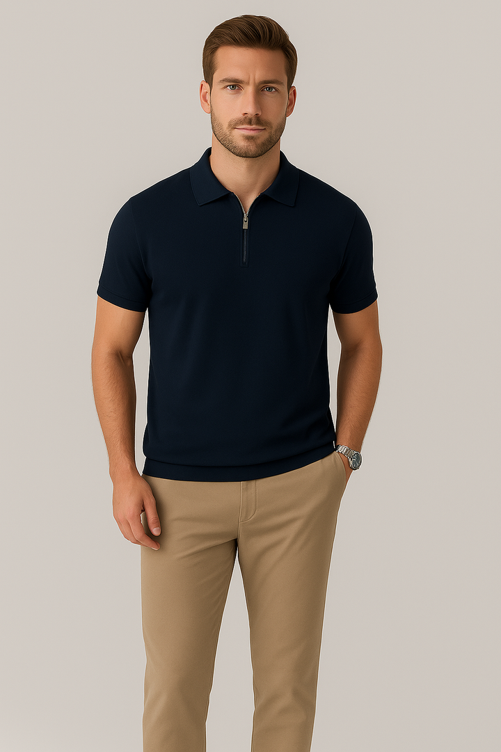Zipped Polo