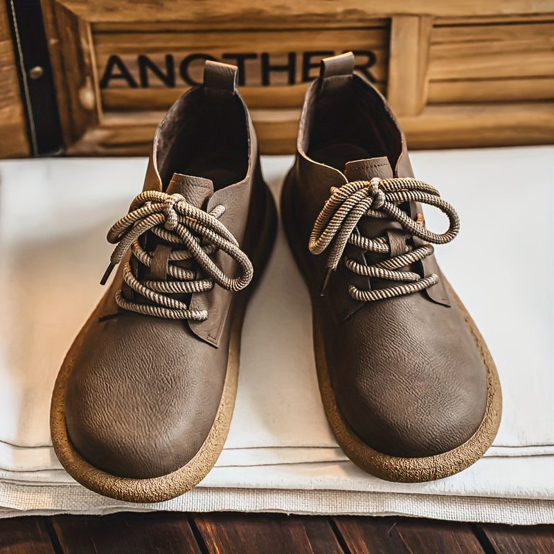 Retro Chunky Platform Work Shoes