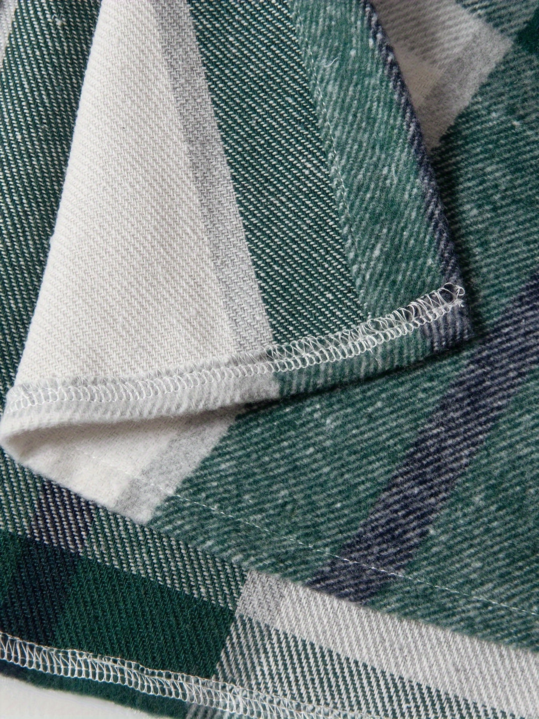 Long Checked Jacket