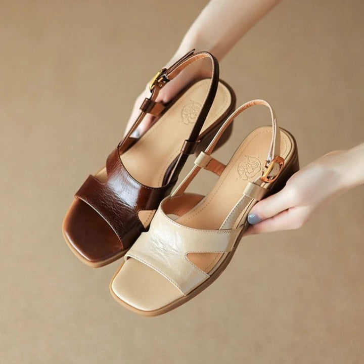 Retro Squared Sandals